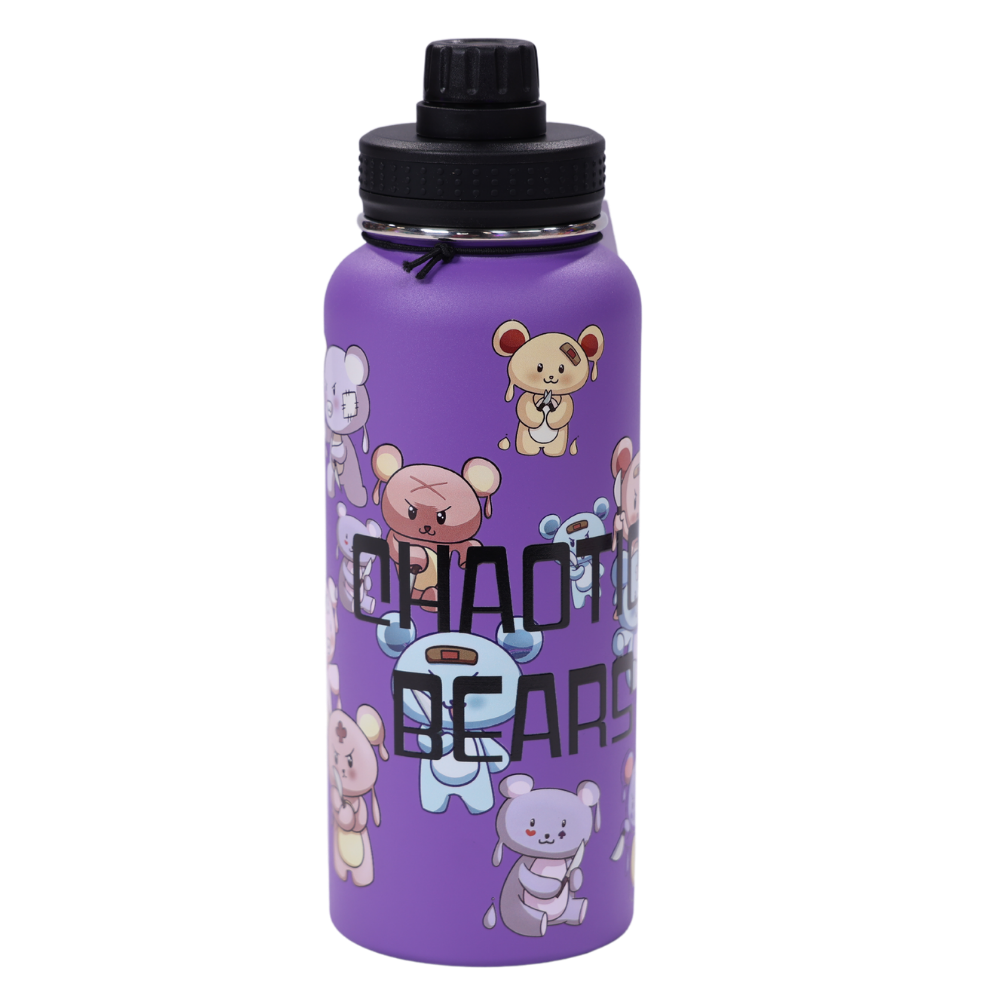 CHOATIC BEARS sweet Water Flask 32oz