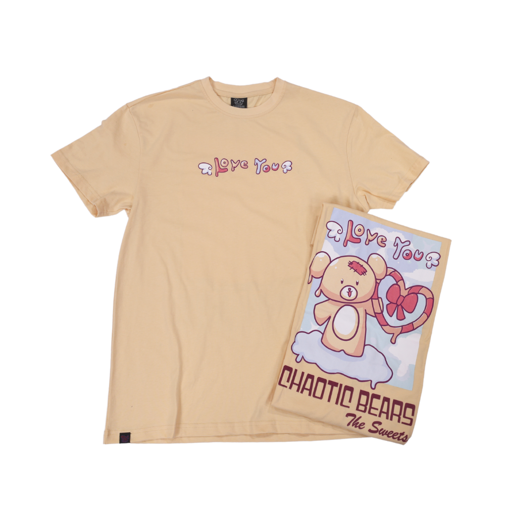 Love you - CHAOTIC BEAR Short sleeve t-shirt -