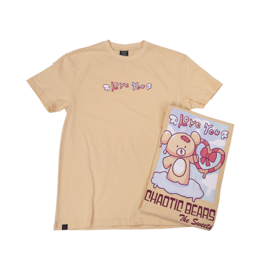 Love you - CHAOTIC BEAR Short sleeve t-shirt -